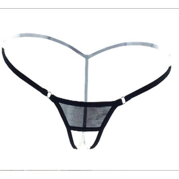 Sexy lingerie thong sexy pants open crotch revealing
