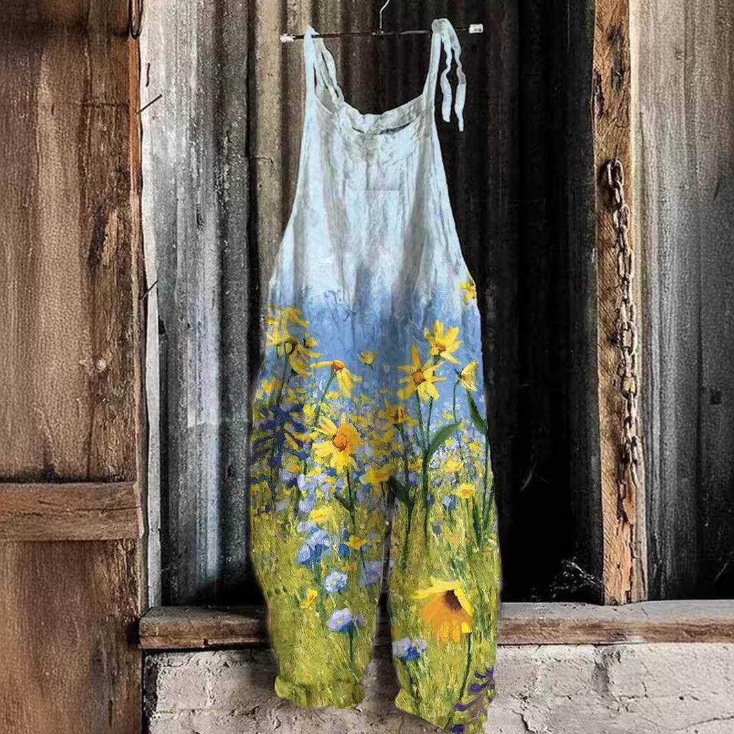 romper backless print up flower lace leg romper sleeveless