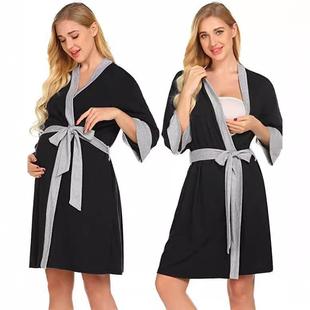 robe bathrobe home wear yukata sauna waffle casual women