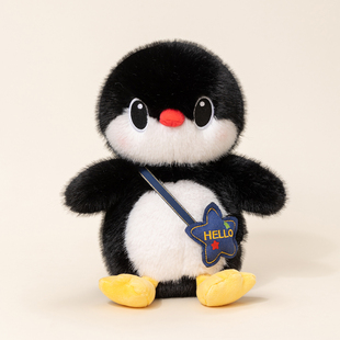 可爱背包小企鹅毛绒玩具玩偶女生送女朋友闺蜜孩子生日礼物高级感