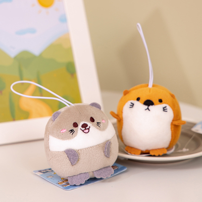 可爱水獭玩偶公仔挂件生日礼物送女生朋友闺蜜孩子儿童节实用高级