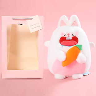 生日礼物女生兔子娃娃送女朋友闺蜜儿童小女孩的高级猫咪玩偶公仔