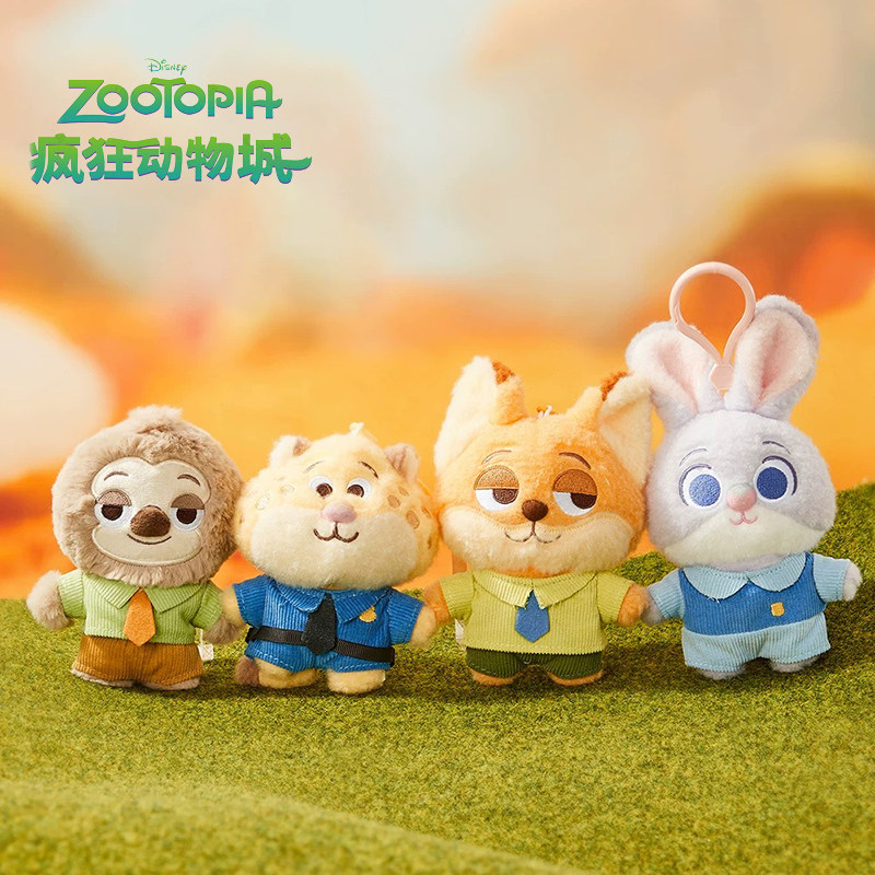 迪士尼正版疯狂动物城兔子朱迪挂件狐狸尼克玩偶挂饰送儿童节礼物