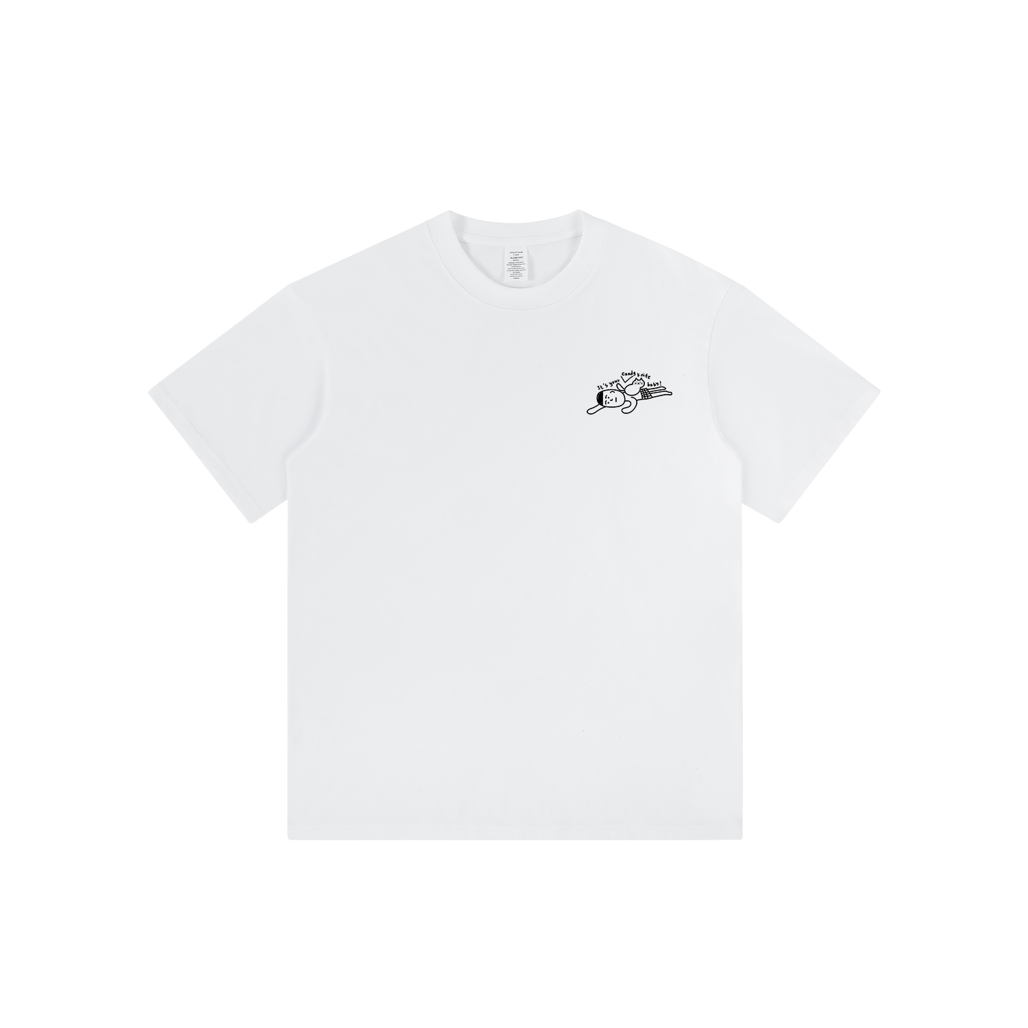 纯色基础款打底衫短袖T恤男女内搭2023夏装高级感修身情侣衫tee