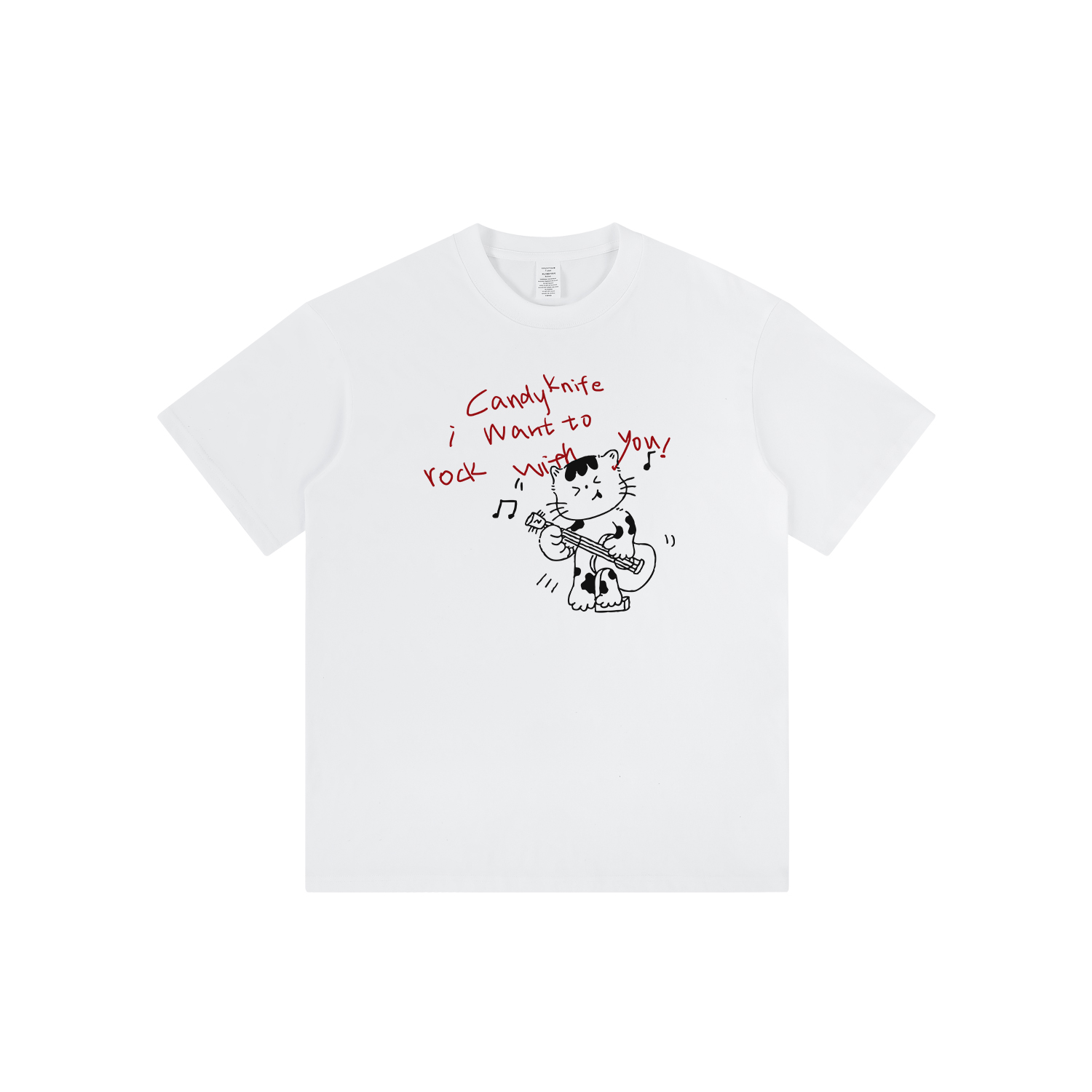 港风复古纯棉短袖T恤男圆领印花宽松潮牌情侣款学生百搭怀旧风