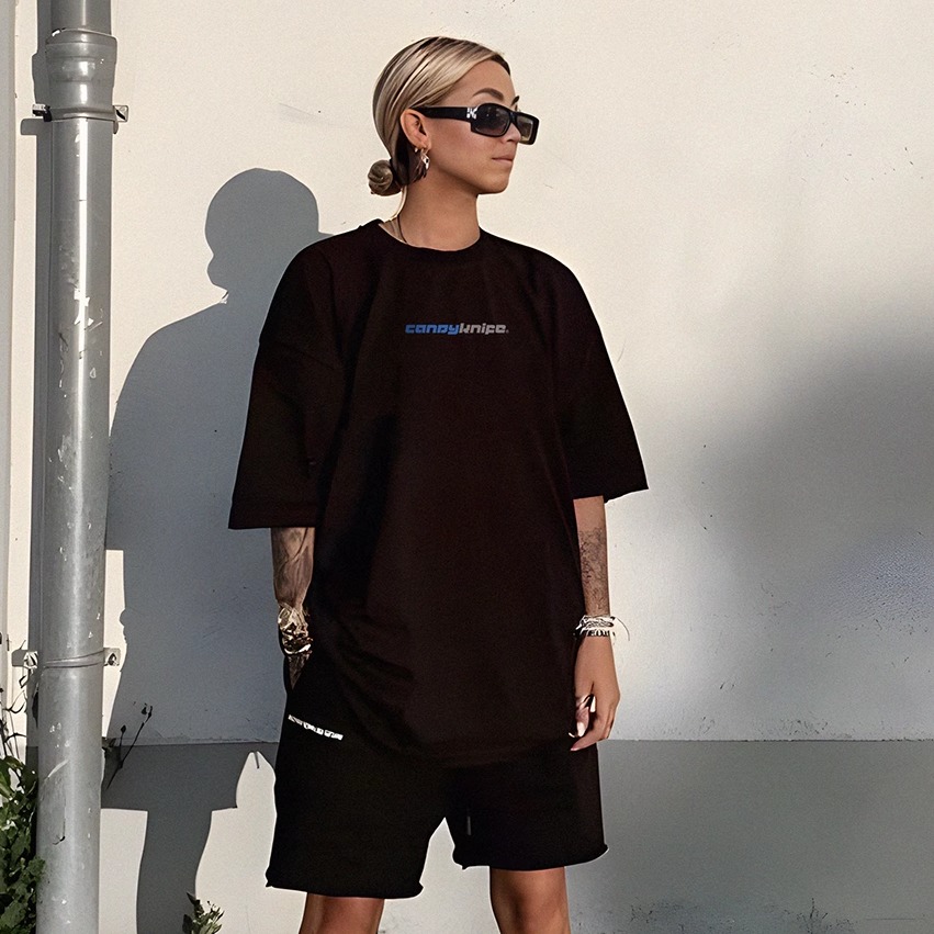 基础简单字母印花国潮短袖T恤男女潮ins半袖宽松美式复古纯棉