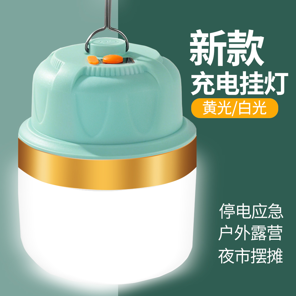 灯得利充电挂灯双光源