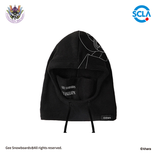 EVA x Gee snowboards联名 新世纪福音战士风雪帽保暖滑雪头套