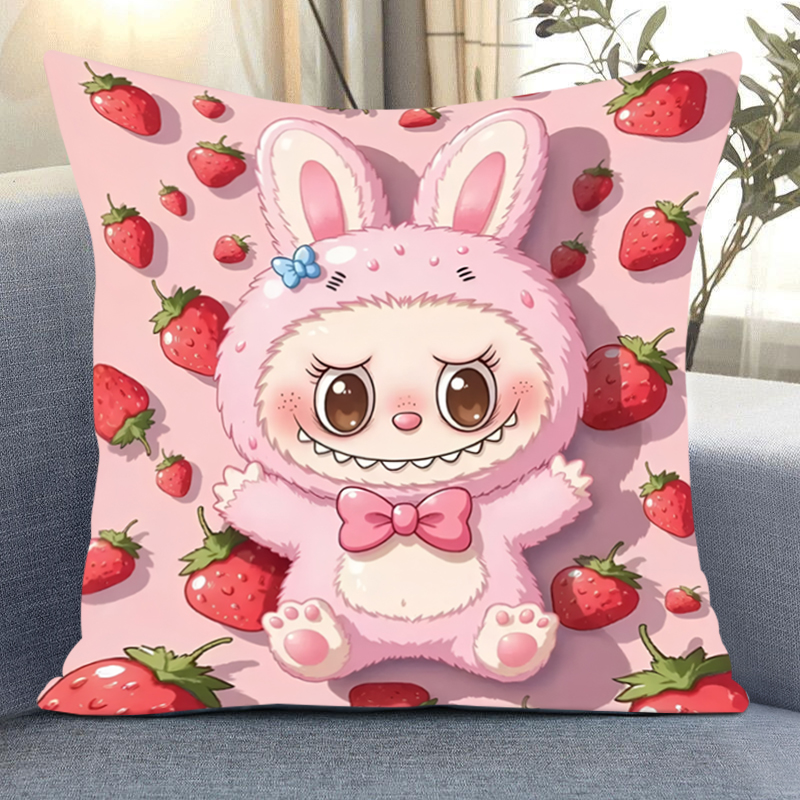 卡通治愈拉布布抱枕十字绣