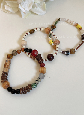 女石头ins设计感玛瑙石串珠手链