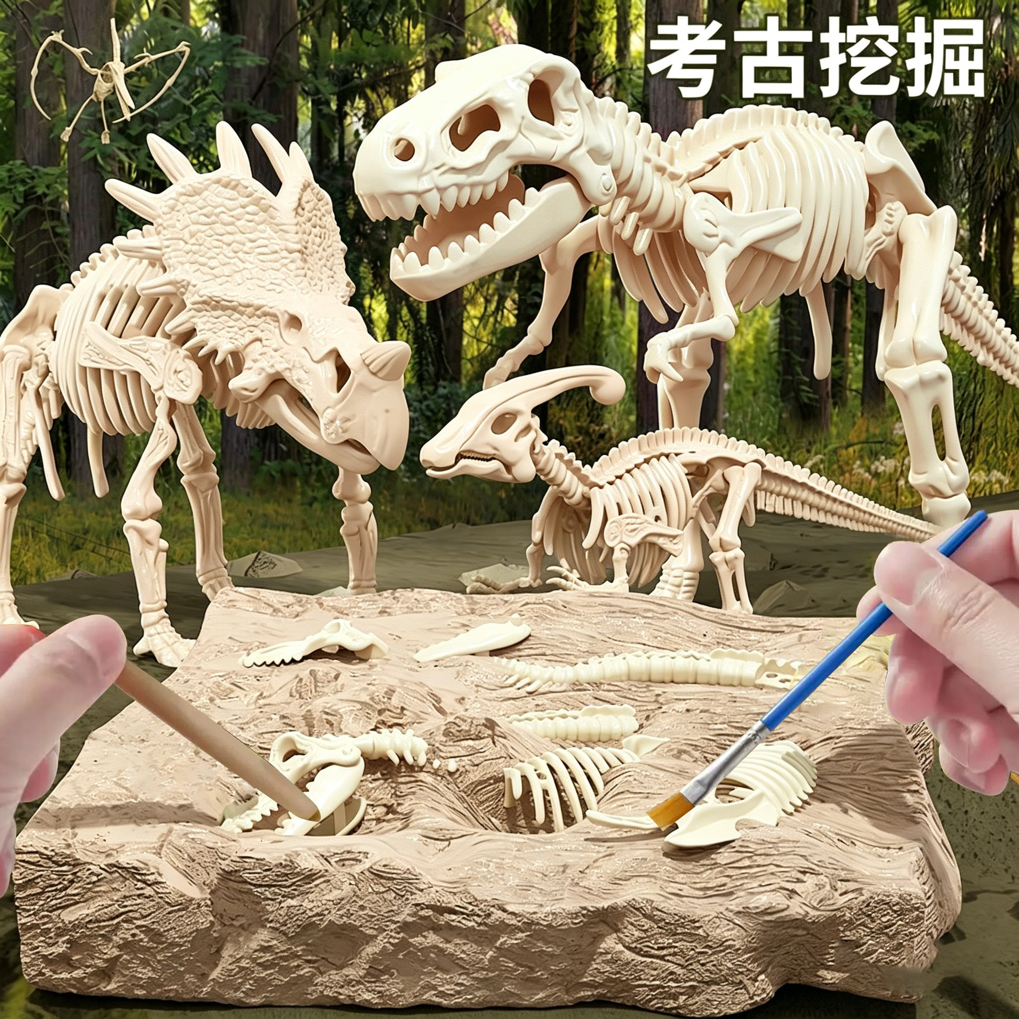 考古恐龙化石【创意diy礼物】
