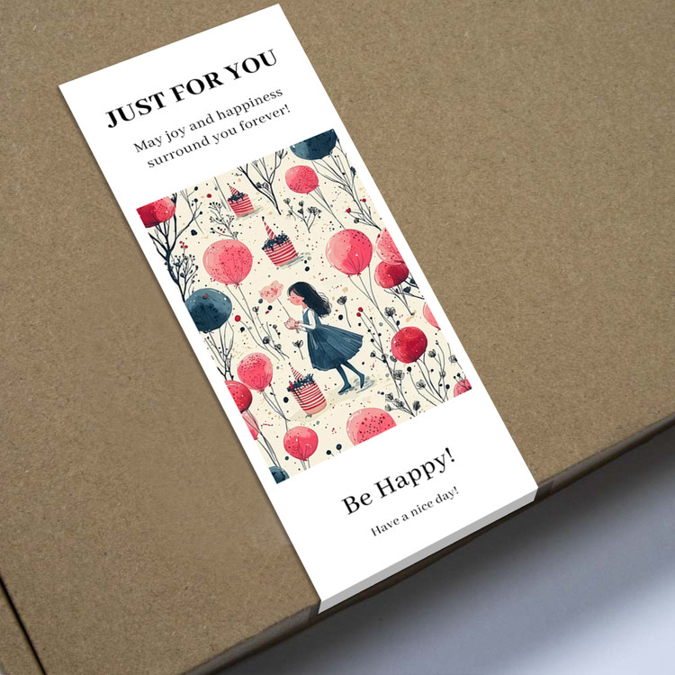 gytz710快乐微笑高级感森系唯美小清晰插画通用不干胶贴纸封口贴