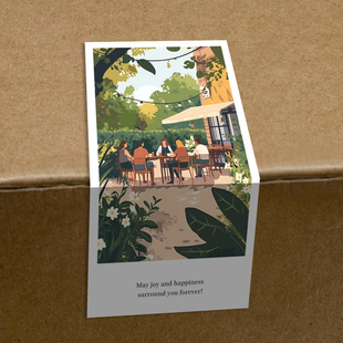 gytz1543生活治愈正能量高级感森系唯美小清晰不干胶贴纸封口贴