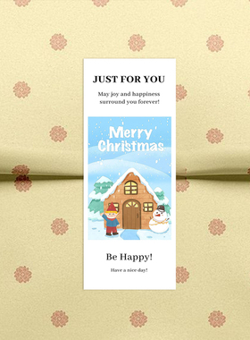 gytz3879跨境圣诞节通用迷你超大不干胶贴纸定制封口贴空白可手写