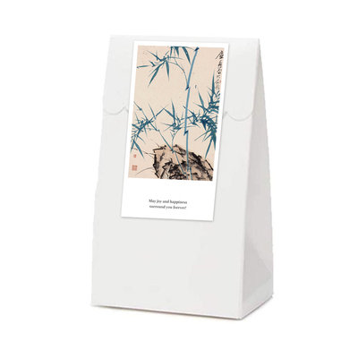 gytz6386中式古风水墨工笔传统绘画通用超大不干胶贴纸定制封口贴