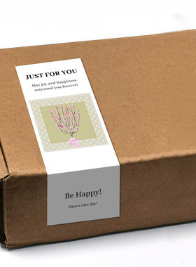 gytz6251跨境东南亚越南通用超大不干胶贴纸定制封口贴空白可手写