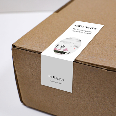 gytz7423新中式风高级感森系极ins简约通用超大不干胶贴纸封口贴