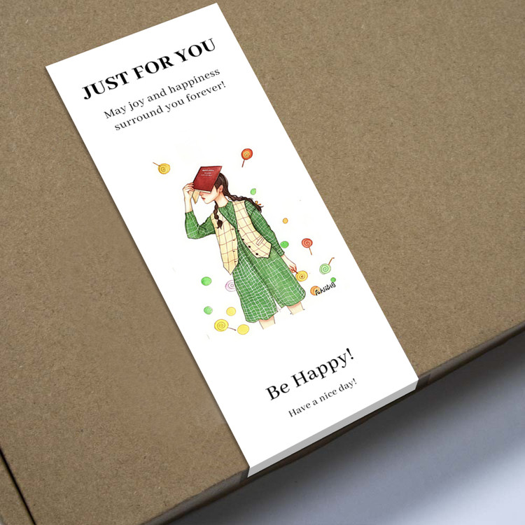 gytz704快乐微笑高级感森系唯美小清晰插画通用不干胶贴纸封口贴