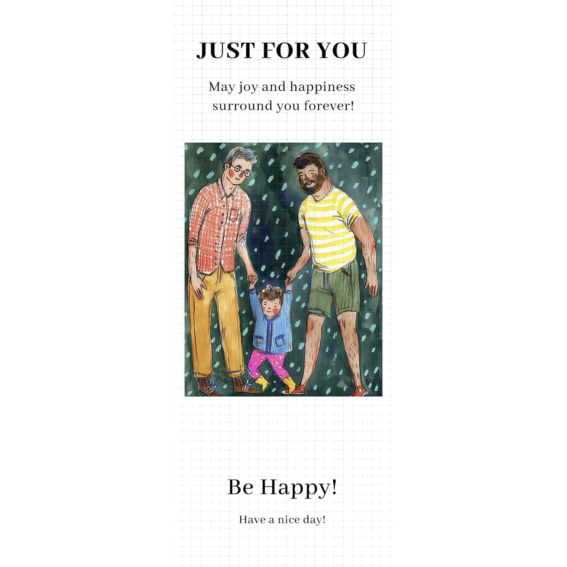 gytz5816父亲节通用迷你超大不干胶贴纸定制封口贴空白可手写