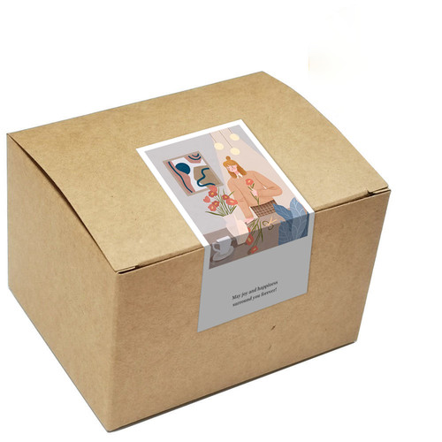 gytz1534生活治愈正能量高级感森系唯美小清晰不干胶贴纸封口贴