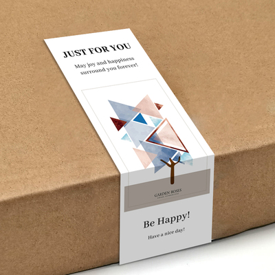 gytz6898高级感森系唯美插画ins极简约通用超大不干胶贴纸封口贴