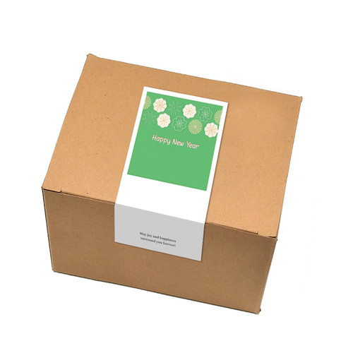 gytz6200跨境东南亚越南通用超大不干胶贴纸定制封口贴空白可手写