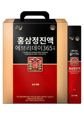 韩国原装SSF每日红参精6年根红参浓缩液口服液高丽参礼盒装带礼袋