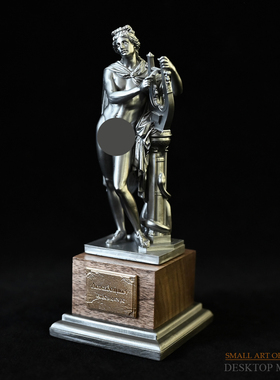 龙飞兔舞 140MM  桌面装饰品树脂摆件 古代希腊琴神 LTCP-347/3D