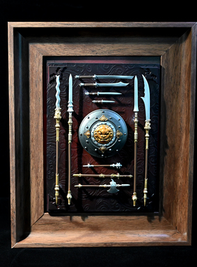 龙飞兔舞 摆件工艺品 家居办公饰品 唐宋兵器全套LTCP-042