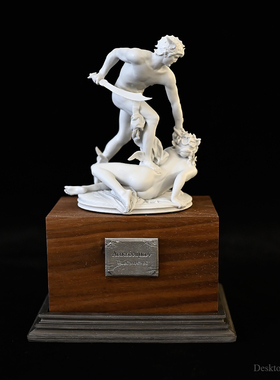 龙飞兔舞 140MM桌面摆件桌面装饰品 斩美杜莎树脂 LTCP-327/3D