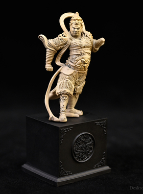 108MM 树脂工艺品  家居桌面摆件 韦陀菩萨土色版LTCP-295+3D