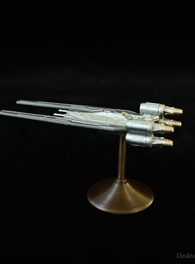 龙飞兔舞 50MM桌面摆件装饰品 星际战机D树脂小模型LTCP-334/3D