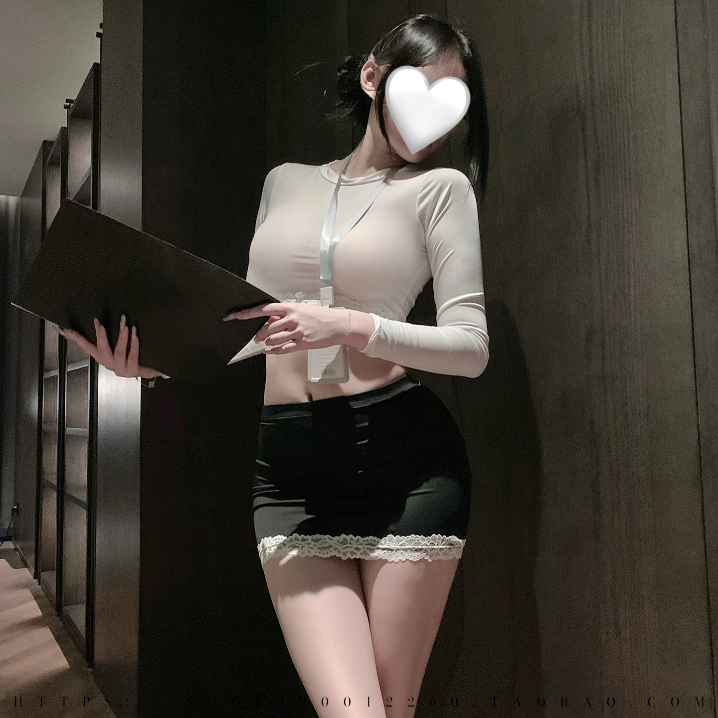 纯欲性感御姐OL秘书老师制服套装