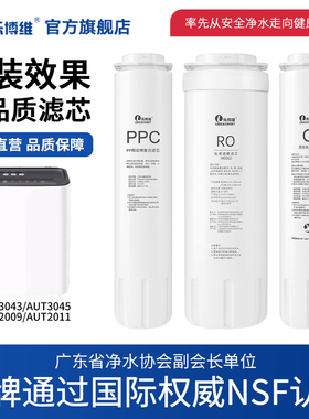 乐博维适配飞利浦净水器滤芯AUT704/705/2011/2009/3043净水机