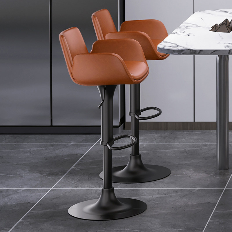 liwur欧式复古轻奢吧台椅家用吧椅设计师款靠背扶手高脚凳7192,住宅家具,家用高脚椅,淘宝优惠券,粉丝福利购,淘宝优惠卷