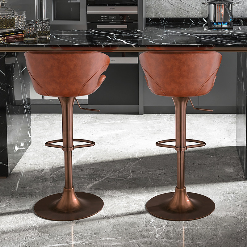 liwur设计师款轻奢高级感家用高脚椅凳酒吧椅靠背吧台凳餐椅7193,住宅家具,家用高脚椅,淘宝优惠券,粉丝福利购,淘宝优惠卷