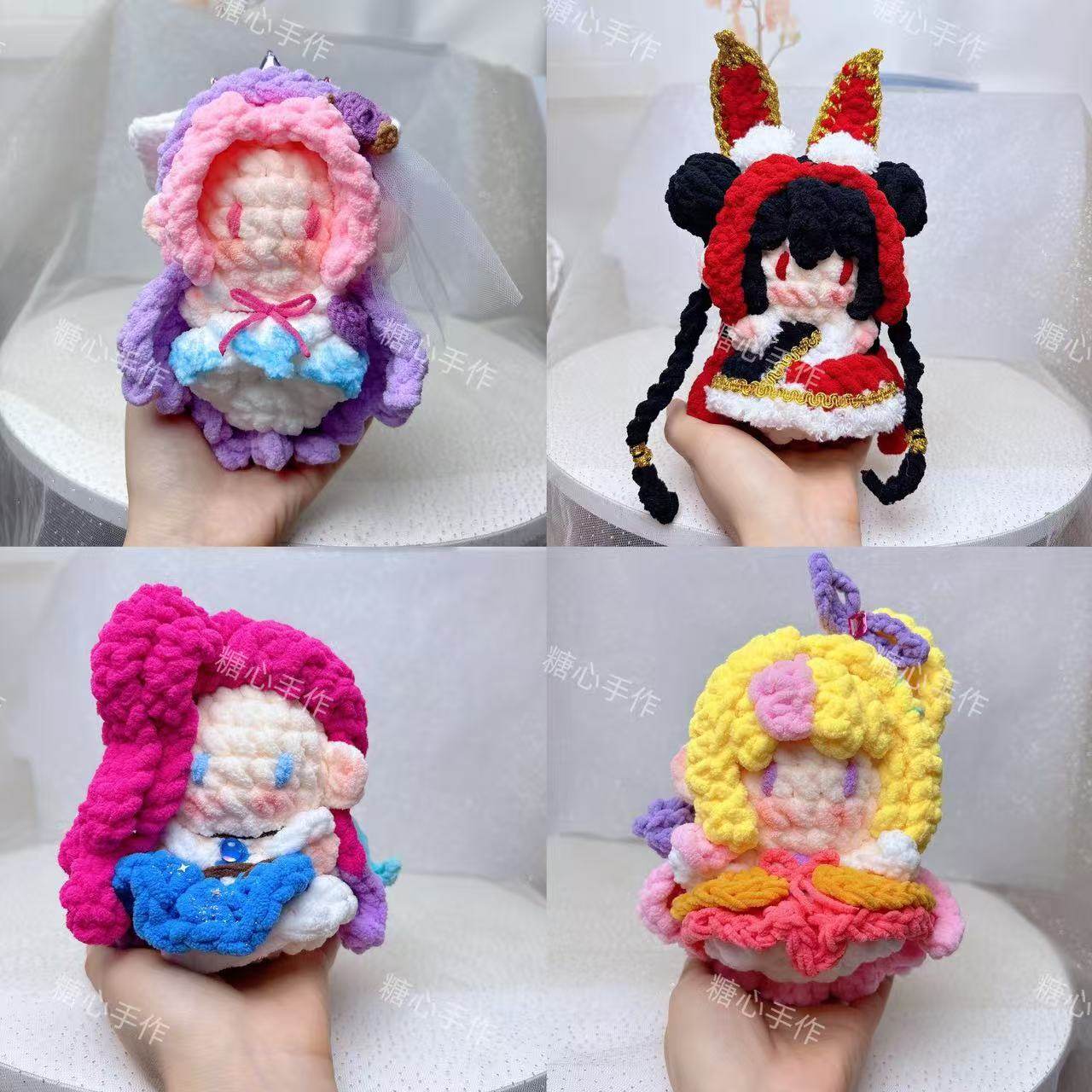 英雄联盟LOL星之守护者萨勒芬妮软糖钩织成品二次元玩偶手办礼物