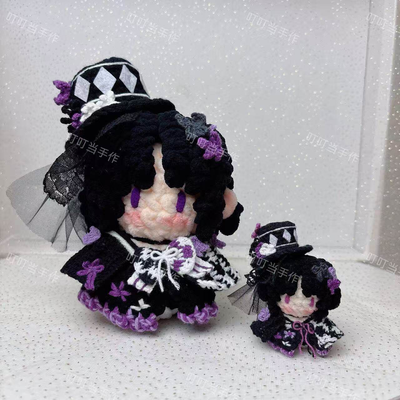 手工钩织魔法少女玛格软糖挂件