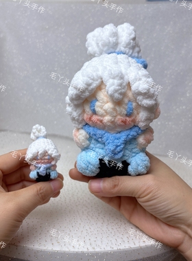 成品无畏契约大号捷风jett软糖手工钩织玩偶毛线摆件挂件学生礼物