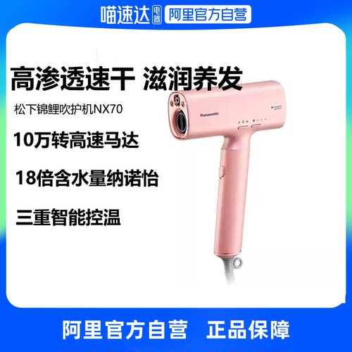 Panasonic/松下松下吹风机负离子吹护机家用速干恒温吹风筒NX70