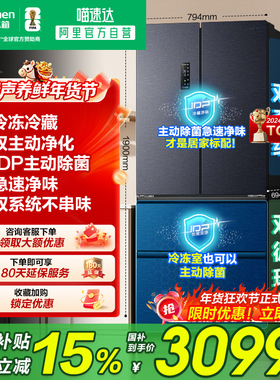 容声526L双净双系统法式多门四门大容量超薄嵌入式电冰箱281