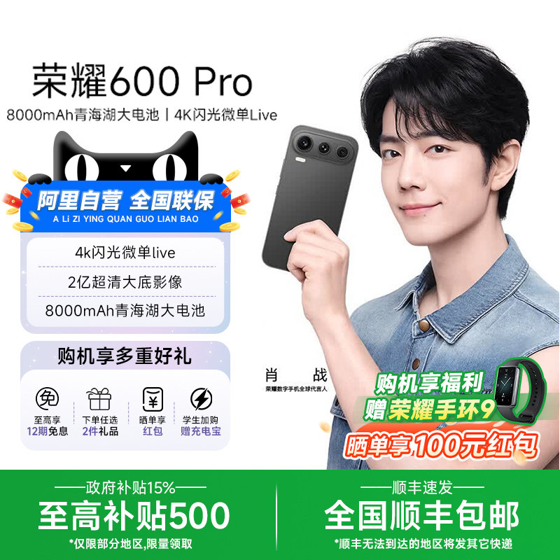 【|国家补贴|阿里官方自营】HONOR/荣耀600 Pro手机4