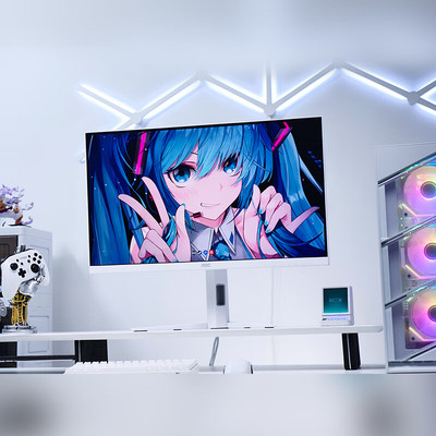 AOC27英寸2K300Hz爱瞳圆偏光FastIPS HDR400电竞显示器Q27G4SL/WS