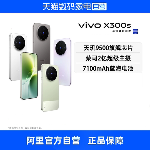 【政府补贴15% 自营】vivo X300s 全网通5G新品手机天玑9500芯片蔡司2亿超级主摄蔡司APO超级长焦拍照手机