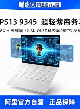 国补笔记本 DELL/戴尔 XPS13 13.4英寸骁龙处理器AIPC轻薄本9345便携本笔记本电脑办公游戏商务 戴尔笔记本