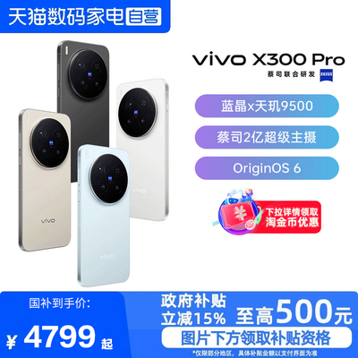 【政府补贴15%|阿里官方自营】vivo X300 Pro 通信版新品蔡司2亿APO超级长焦天玑9500拍照手机官方旗舰店-81