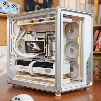 华硕AMD 9700X/9800X3D/5060 Ti/5070 Ti/5080电竞游戏台式电脑主机整机DIY组装机设计渲染办公主机电脑 355