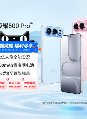 【政府补贴15%|阿里官方自营】HONOR/荣耀500pro新品手机2亿人像全能实况官方旗舰店官方正品新款游戏手机-81