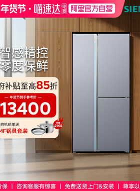 西门子对开三门家用冰箱550L零度保鲜智能eNose 除味 4191AC  33