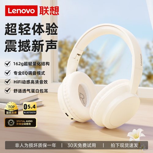 联想TH11头戴式耳机蓝牙